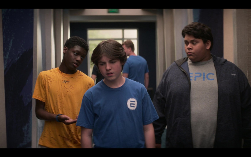 Reebok T-Shirt and Hoodie in The Mighty Ducks Game Changers S02E04 Draft Day (2022)
