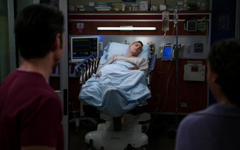 Stryker Hospital Bed in Chicago Med S08E05 Yep, This Is the World We Live In (2022)