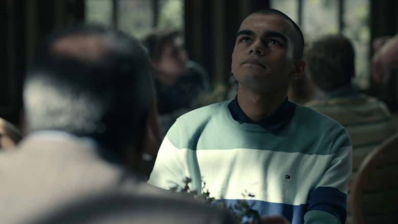 Tommy Hilfiger Sweater Worn by Sauriyan Sapkota as Amesh in The Midnight Club S01E03 The Wicked Heart (1)