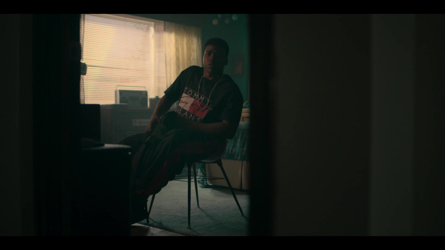 Tommy Hilfiger TShirt Worn By Mekai Curtis As Kanan Stark In Power