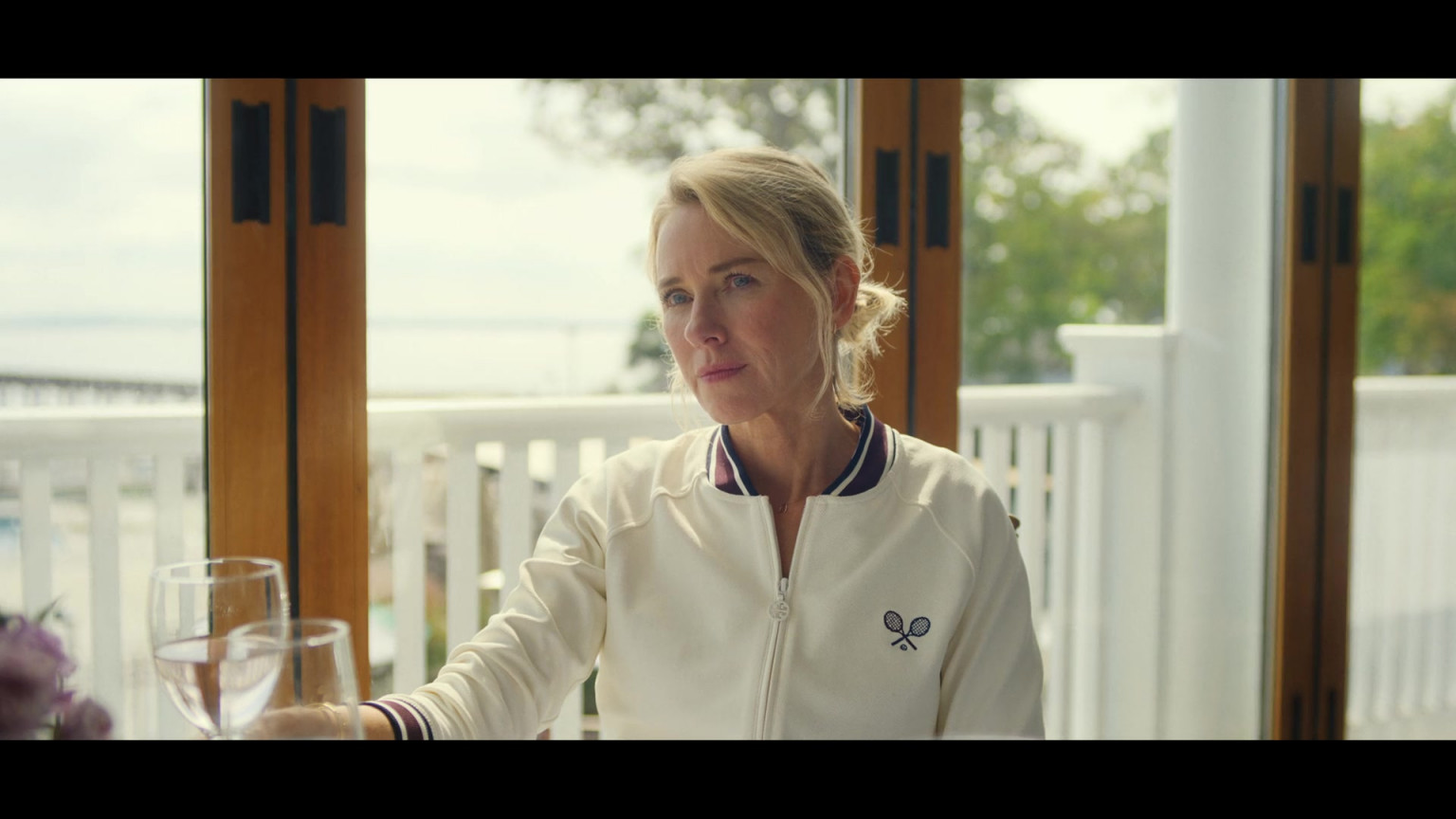Tory Burch Tennis Warm-Up Jacket Worn By Naomi Watts As Nora Brannock