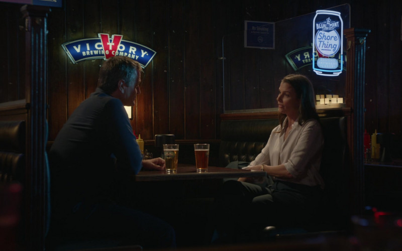 Victory Brewing Company and Blue Point Brewing Beer Signs in Blue Bloods S13E01 Keeping the Faith (2022)