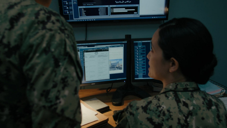 Acer Monitors in SEAL Team S06E08 Aces and Eights (1)