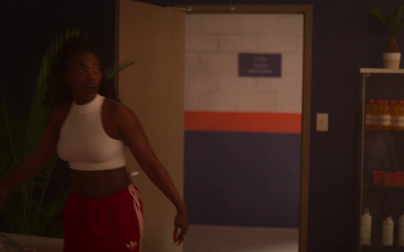 Adidas Red Trackpants in Step Up High Water S03E06 You Know What It Is (2022)