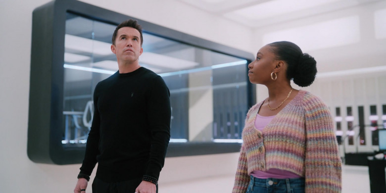 AllSaints Black Sweater in Mythic Quest S03E03 Crushing It (2)