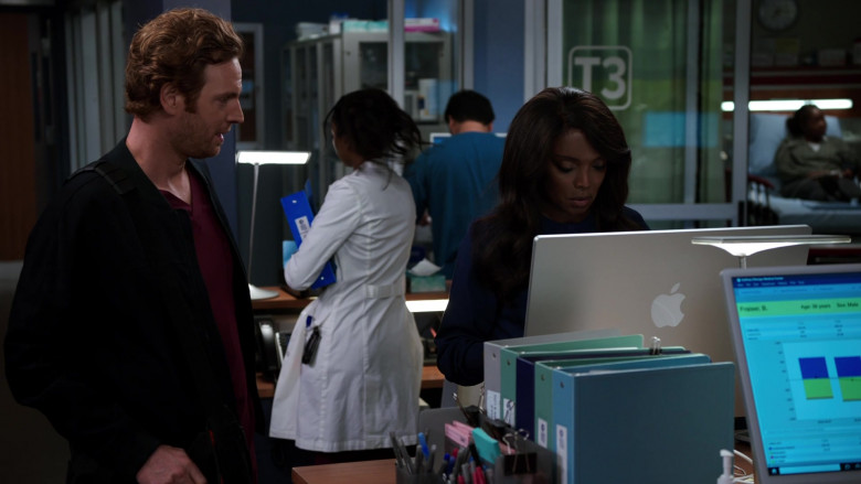 Apple iMac Computers in Chicago Med S08E06 Mama Said There Would Be Days Like This (1)