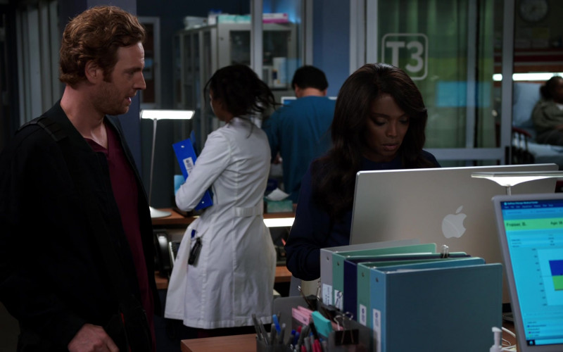 Apple iMac Computers in Chicago Med S08E06 Mama Said There Would Be Days Like This (1)