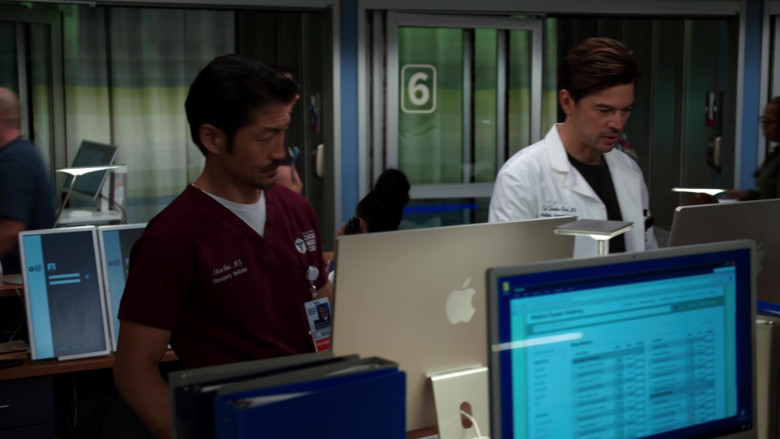 Apple iMac Computers in Chicago Med S08E07 The Clothes Make the Man… Or Do They (3)