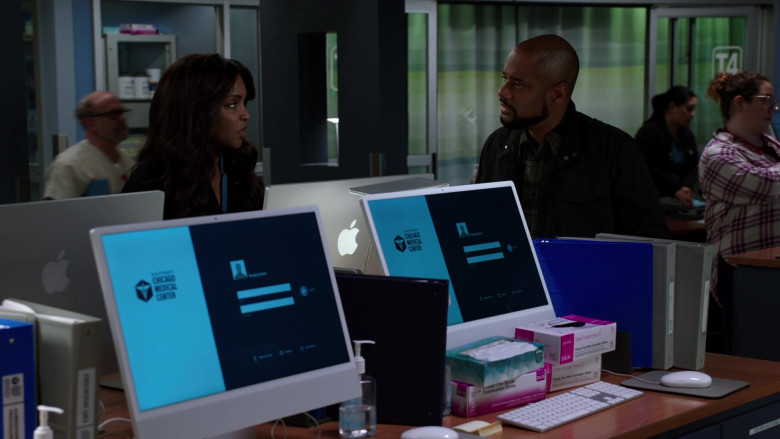 Apple iMac Computers in Chicago Med S08E07 The Clothes Make the Man… Or Do They (5)