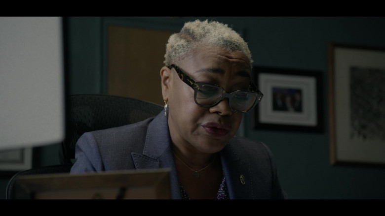 Celine Women's Eyeglasses of Karen Robinson as Captain Kathleen Davies in The Calling S01E06 The Pursuers (2022)