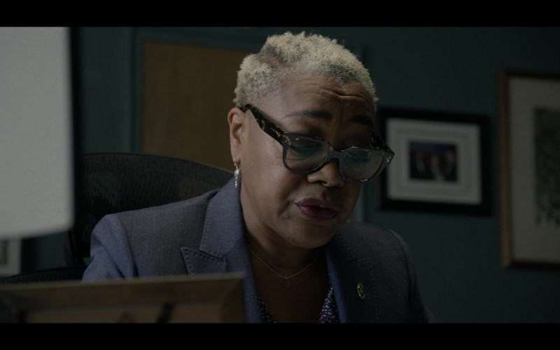 Celine Women's Eyeglasses of Karen Robinson as Captain Kathleen Davies in The Calling S01E06 "The Pursuers" (2022)