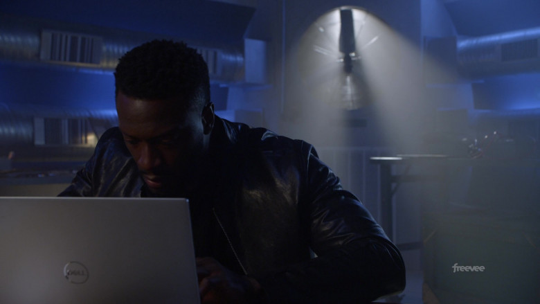 Dell Laptop Computer Used by Aldis Hodge as Alec Hardison in Leverage Redemption S02E04 The Date Night Job (2022)