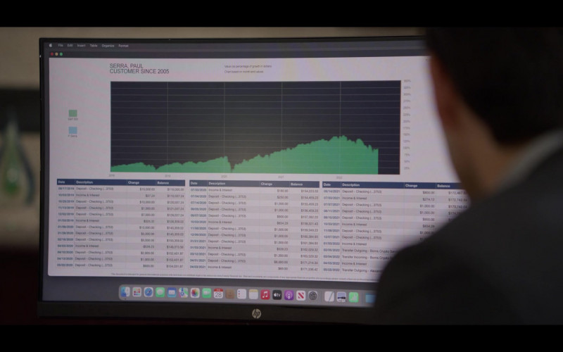 HP Monitor in The Calling S01E08 Blameless and Upright (2022)