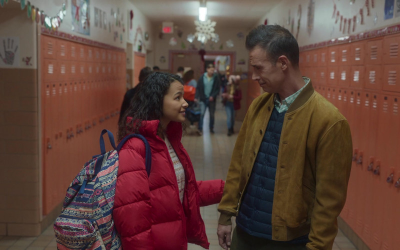 JanSport Backpack of Deja Monique Cruz as Cristina in Christmas with You (2022)