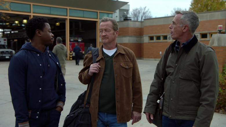Levi's Men's Jacket Worn by Christian Stolte as Randall McHolland in Chicago Fire S11E08 A Beautiful Life (2)