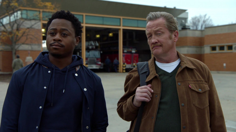Levi's Men's Jacket Worn by Christian Stolte as Randall McHolland in Chicago Fire S11E08 A Beautiful Life (3)