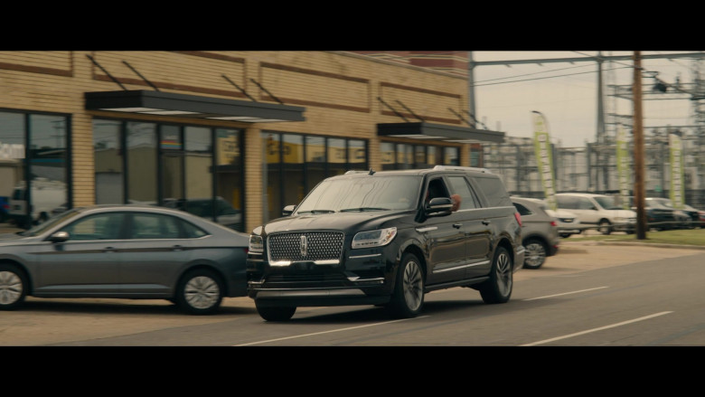 Lincoln Navigator Black Car Driven by Sylvester Stallone as Dwight ‘The General' Manfredi in Tulsa King S01E03 Capri ( (4)