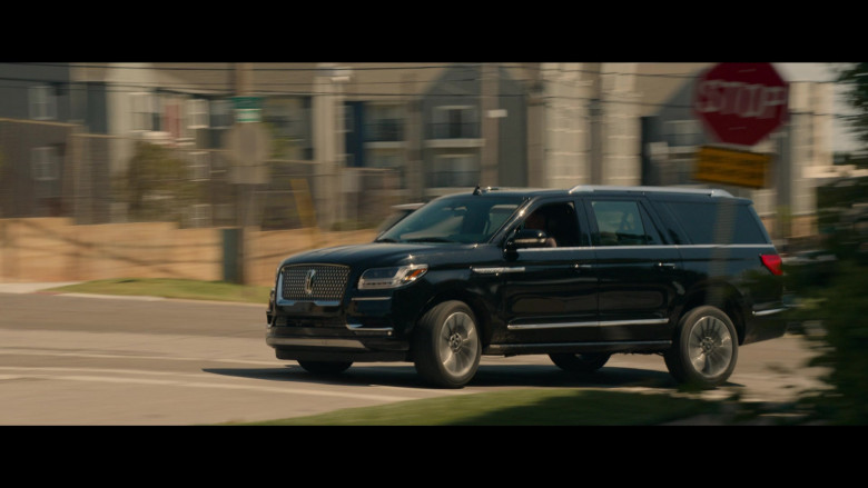 Lincoln Navigator Black Car Driven by Sylvester Stallone as Dwight ‘The General' Manfredi in Tulsa King S01E03 Capri ( (6)