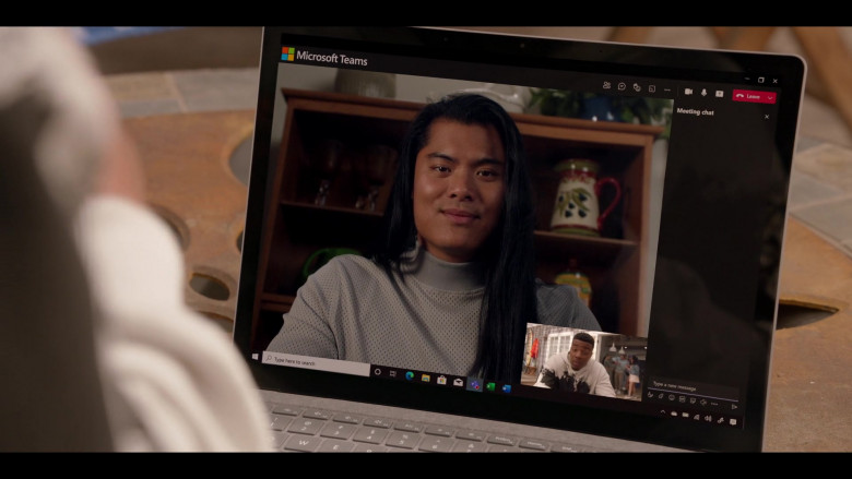 Microsoft Teams Video Conferencing Software in All American S05E06 Can't Nobody Hold Me Down (1)