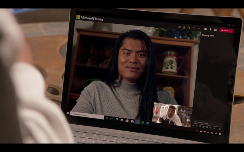 Microsoft Teams Video Conferencing Software in All American S05E06 Can’t Nobody Hold Me Down (1)
