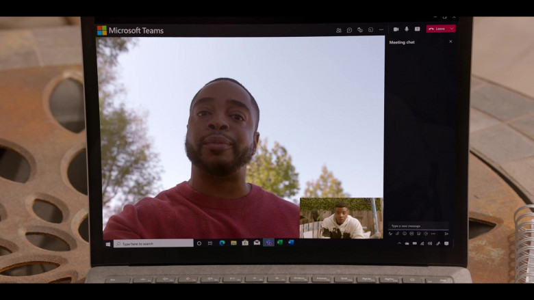 Microsoft Teams Video Conferencing Software in All American S05E06 Can't Nobody Hold Me Down (3)