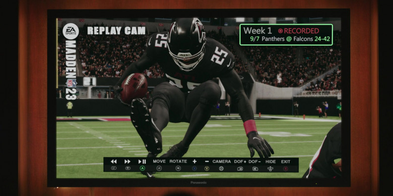 Panasonic TV and EA Sports Madden NFL 23 Video Game For Xbox in Fantasy Football Movie (6)