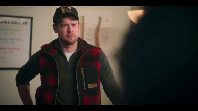 Pendleton Wool Vest Worn by Chord Overstreet as Jake Russell in Falling for Christmas (2)