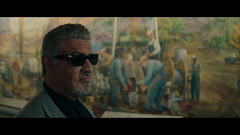 Persol Men's Sunglasses of Sylvester Stallone as Dwight ‘The General' Manfredi in Tulsa King S01E01 Go West, Old Man (1)