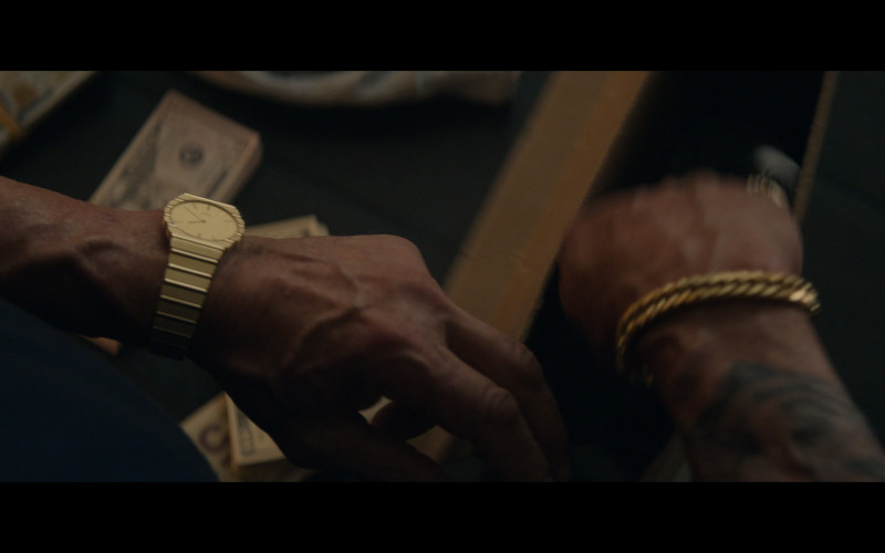 Piaget Polo Gold Watch of Sylvester Stallone as Dwight ‘The General’ Manfredi in Tulsa King S01E01 Go West, Old Man (2022)