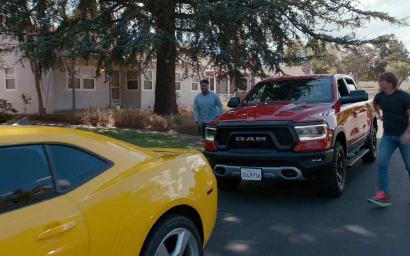 RAM 1500 Red Car in NCIS Los Angeles S14E07 Survival of the Fittest (2022)