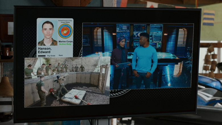 Sony TV in NCIS Los Angeles S14E07 Survival of the Fittest (2)