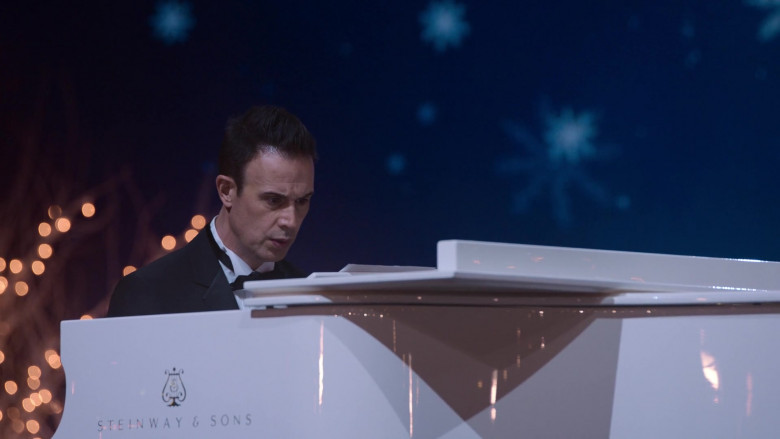 Steinway & Sons White Piano in Christmas with You (2)