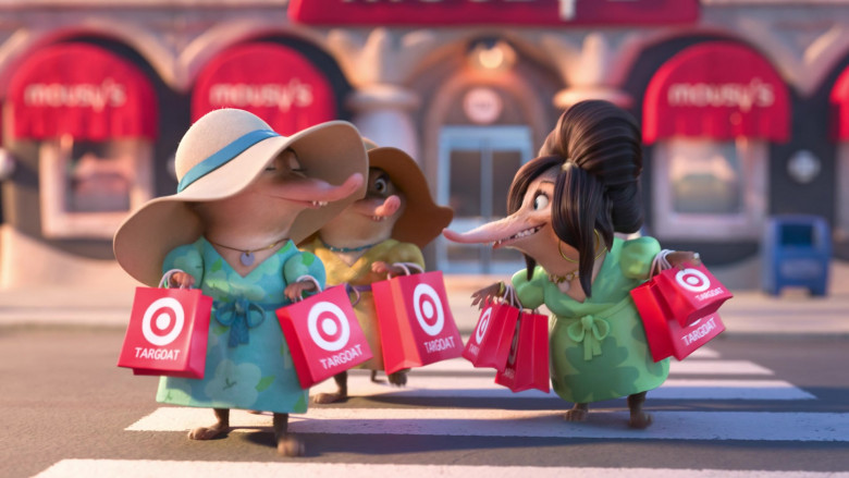 Target Store Bags (Targoat) in Zootopia+ S01E02 The Real Rodents of Little Rodentia (2022)