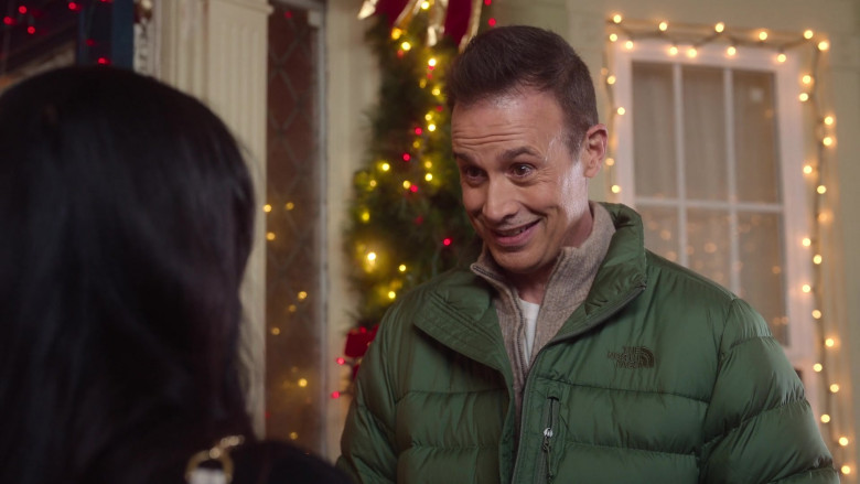 The North Face Green Jacket Worn by Freddie Prinze Jr. in Christmas with You (12)