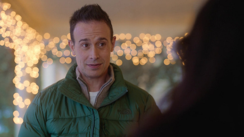 The North Face Green Jacket Worn by Freddie Prinze Jr. in Christmas with You (3)