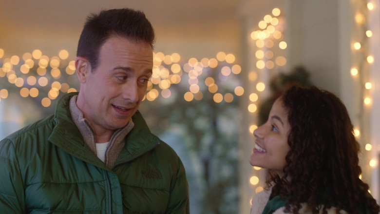 The North Face Green Jacket Worn by Freddie Prinze Jr. in Christmas with You (4)