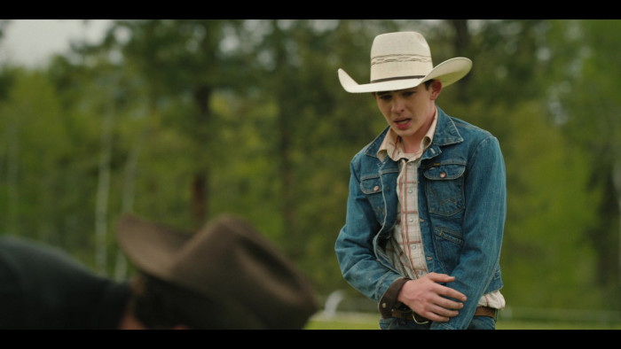 Wrangler Denim Jacket Worn By Finn Little As Carter In Yellowstone S05E02 