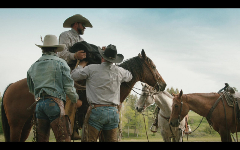 Wrangler Men's Jeans Worn by Actors in Yellowstone S05E02 The Sting of Wisdom (2022)