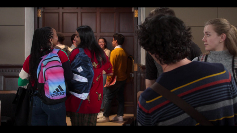 Adidas Backpack in The Sex Lives of College Girls S02E05 Taking Shots (2)