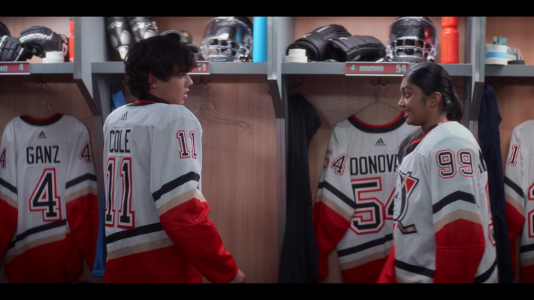 Adidas Hockey NHL Jerseys in The Mighty Ducks Game Changers S02E10 Lights Out (2)