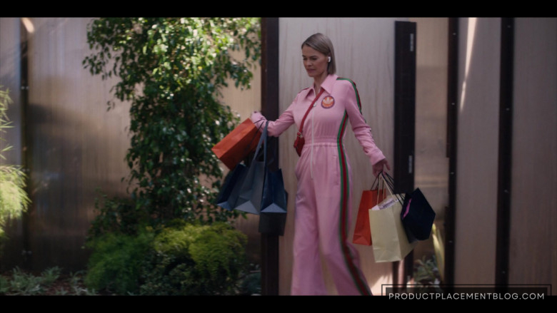 Adidas x Gucci Pink Jumpsuit Worn by Leisha Hailey as Alice Pieszecki in The L Word Generation Q S03E06 (1)