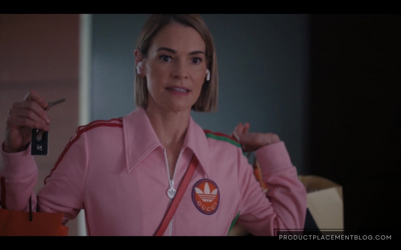Adidas x Gucci Pink Jumpsuit Worn by Leisha Hailey as Alice Pieszecki in The L Word Generation Q S03E06 (2)