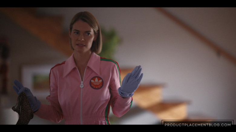 Adidas x Gucci Pink Jumpsuit Worn by Leisha Hailey as Alice Pieszecki in The L Word Generation Q S03E06 (3)