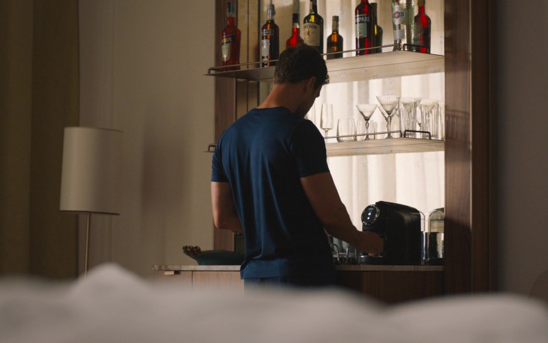 Aperol, Ricard Liqueur, Jameson Irish Whiskey, Campari, Martini Bianco Vermouth and Lavazza Coffee Maker in The White Lotus S02E06 Abductions (2022)