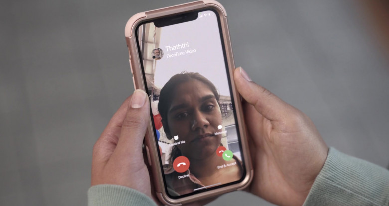Apple FaceTime Videotelephony App in Little America S02E03 The 9th Caller (2022)