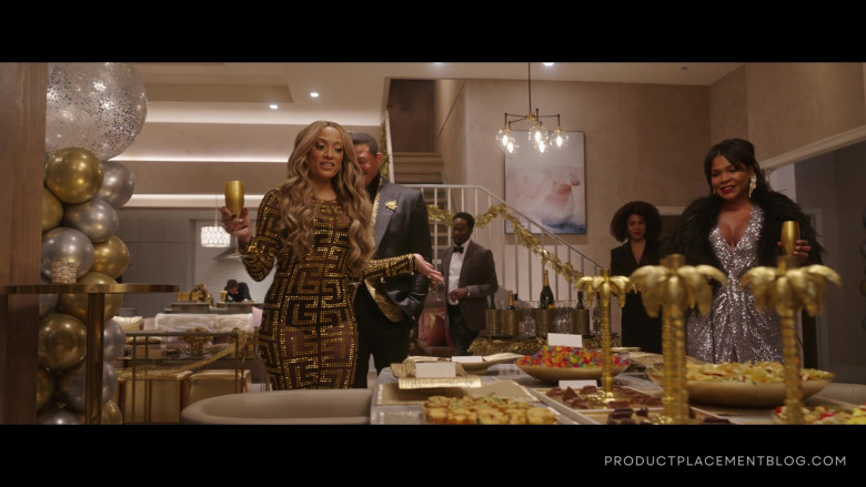 Balmain Dress Worn by Melissa De Sousa as Shelby in The Best Man The Final Chapters S01E05 The Party (2)