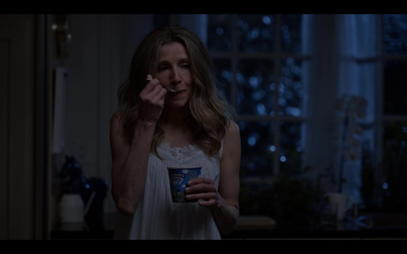 Ben & Jerry’s Ice Cream Enjoyed by Sarah Chalke as Kate Mularkey in Firefly Lane S02E03 I’m Coming Out (2022)