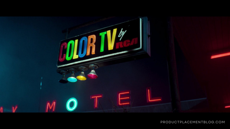 Color TV by RCA Sign in White Noise (2022)