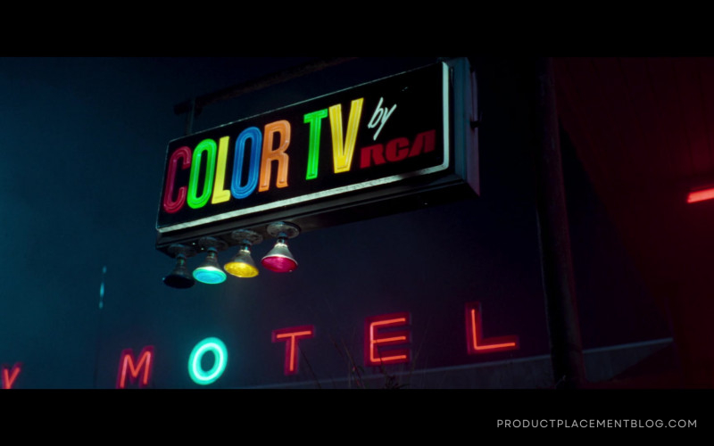 Color TV by RCA Sign in White Noise (2022)