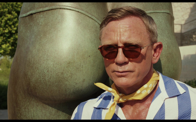 Cutler & Gross 1302 Sunglasses of Daniel Craig as Benoit Blanc in Glass Onion A Knives Out Mystery Movie (6)